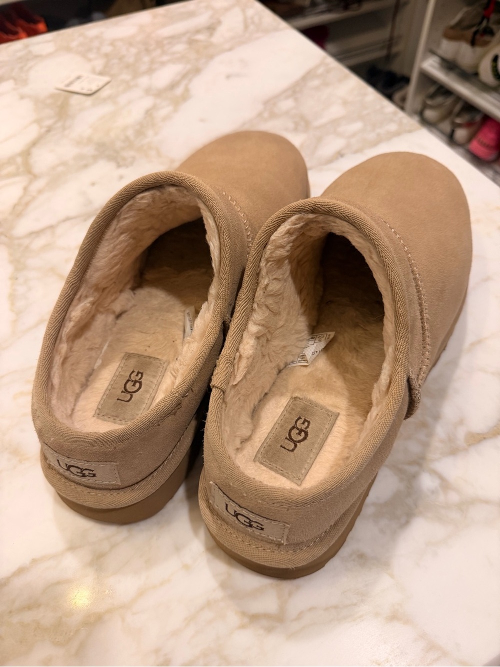 UGG slides - worn 2-3 times only -